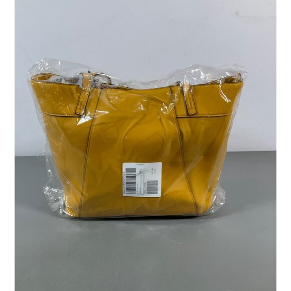 Nine West Handbags Sunnyside Jet Set Tote - Sunflower PU, Large Capacity 16.25in - Picture 2 of 9